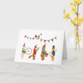 Pomp en Omstandigheid Dierenparade Kaart (Gele Bloem)