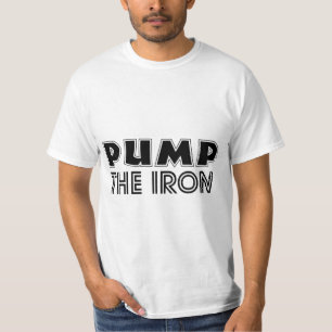 Pomp het Shirt van de IJzeren pomp Hoesje Gym Work