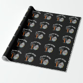 Pomp Iron Funny Exercise Pun Dark BG Cadeaupapier (Uitgerold)