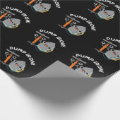 Pomp Iron Funny Exercise Pun Dark BG Cadeaupapier (Hoek)