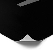 Pomp Iron Funny Exercise Pun Dark BG Poster (Hoek)