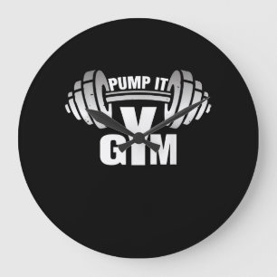 Pomp It Ness Gym Sport Motivatie Mannen Vrouwen Ki Grote Klok