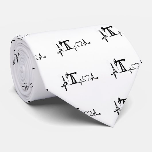 Pomp Jack Heartbeat Stropdas (Opgerold)