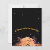 Pomp Patch Dank Je — Halloween Bedankkaart (Achterkant)