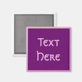 Pompadour Paars Magneet (Voorkant / Achterkant)