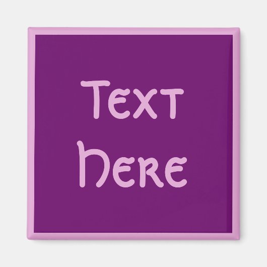 Pompadour Paars Magneet (Voorkant)