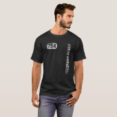 Pompano Beach Florida 754 Area Code Retro T-shirt (Voorkant volledig)