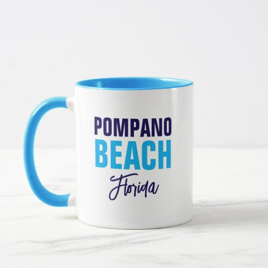 Pompano Beach Florida Coffee Mug Mok (Links)