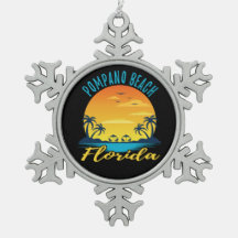 Pompano Beach Florida Palm Trees Beach