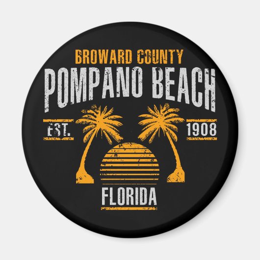 Pompano Beach Magneet (Voorkant)