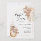 Pompas Grass Arched Lijst Baby shower (Voorkant)