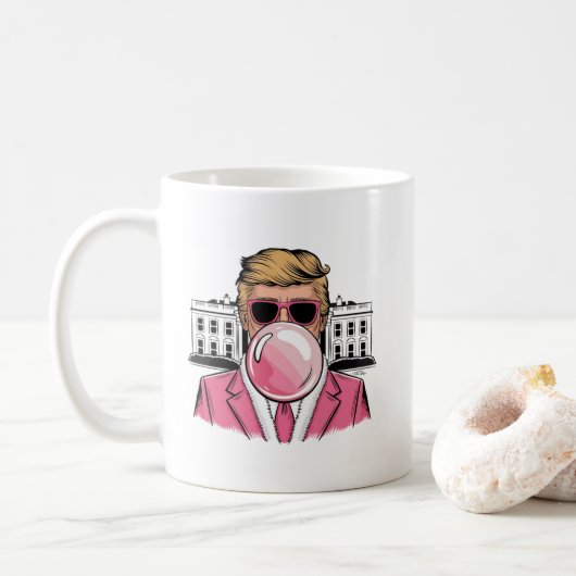 Pompe de gomme à bulle - Mug joueuse pour le tambo (Avec donut)