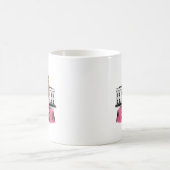 Pompe de gomme à bulle - Mug joueuse pour le tambo (Centre)