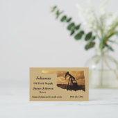 Pompe Jack Okla de cartes de visite d'huile et (Debout devant)