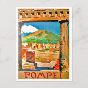 Pompei, archeologische site, Italië Briefkaart
