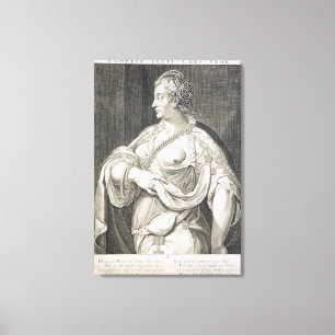 Pompeia (d. AD 122) echtgenote van Julius Caesar ( Canvas Afdruk