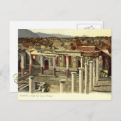 Pompeii, Algemeen uitzicht van de stad Briefkaart (Voorkant / Achterkant)