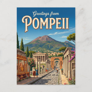 Pompeii Archeologisch Park Italië Briefkaart