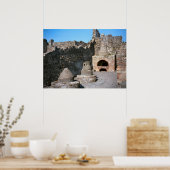 Pompeii, bakkerij, met molenstenen en oven poster (Keuken)