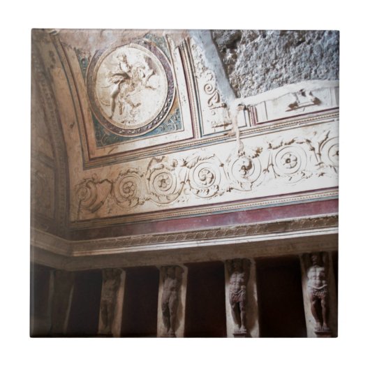 Pompeii Bathhouse Tegeltje (Voorkant)