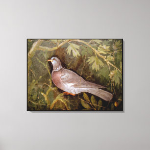 POMPEII-COLLECTIE / DOVE IN DE GARDEN CANVAS AFDRUK