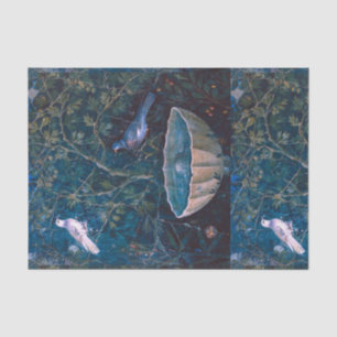 POMPEII-COLLECTIE / DOVES IN DE GARDEN TISSUEPAPIER