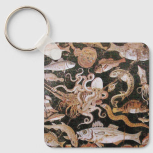 POMPEII-COLLECTIE / OCEAN - LIFE-SCENE VOOR ZEEEN SLEUTELHANGER