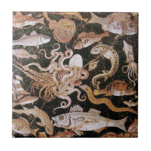 POMPEII-COLLECTIE / OCEAN - LIFE-SCENE VOOR ZEEEN TEGELTJE