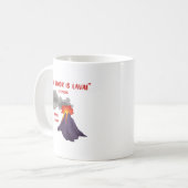 Pompeii de vloer is Lava Koffiemok (Voorkant links)
