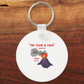 Pompeii de vloer is Lava Sleutelhanger (Voorkant)