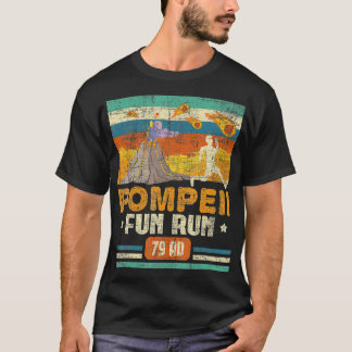 Pompeii Fun run Geography Volcanoloog Volcanolo T-shirt