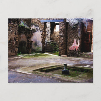 Pompeii - Inner Court of Old Pompeiian house Briefkaart