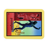 Pompeii Italiaans reisposter Magneet (Horizontaal)