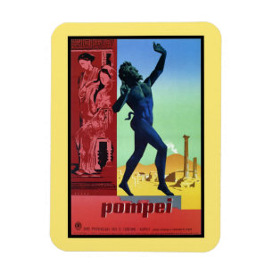  Pompeii Italiaans reisposter Magneet