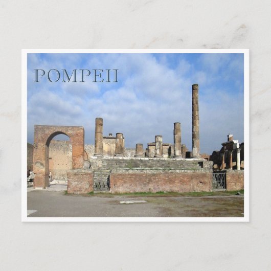 Pompeii, Italië Briefkaart (Voorkant)