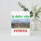 Pompeii Italië Briefkaart (Staand voorkant)