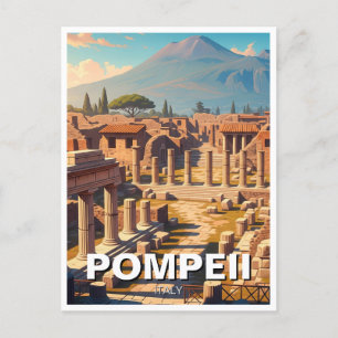 Pompeii Italië Mount Vesuvius Reizen Briefkaart