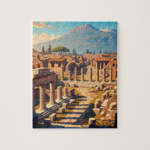 Pompeii Italië Mount Vesuvius Reizen Legpuzzel