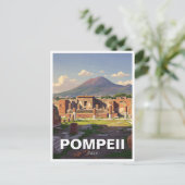 Pompeii Italië Reizen Briefkaart (Staand voorkant)