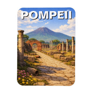Pompeii Italië Reizen Magneet