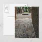 Pompeii Mosaic Floor Briefkaart (Voorkant / Achterkant)