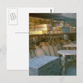 Pompeii, opslag van Amphorae Briefkaart (Voorkant / Achterkant)