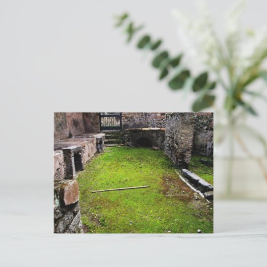 Pompeii - Ruins of a House Briefkaart (Staand voorkant)