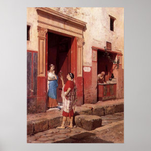 POMPEII STRAATSCÈNE POSTER