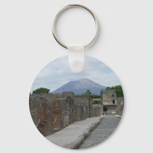 Pompeii-Vesuvius Sleutelhanger (Voorkant)