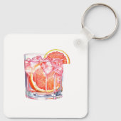 pompelmoescitruscocktail sleutelhanger (Achterkant)