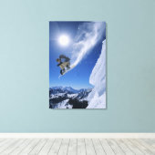 Pompen in Snake Creek Canyon van Clayton 3 Canvas Afdruk (Insitu (Houten vloer))