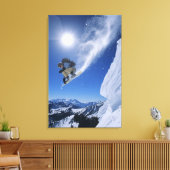 Pompen in Snake Creek Canyon van Clayton 3 Canvas Afdruk (Insitu (Woonkamer))