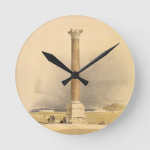 Pompey's Pillar, Alexandrië, uit "Egypte en Nubia Ronde Klok