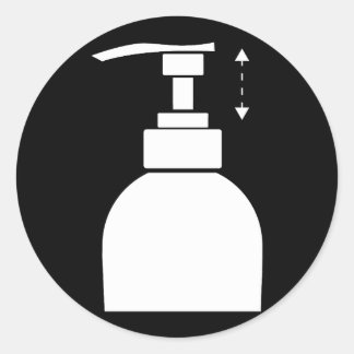 Pompflesprofiel Ronde Sticker